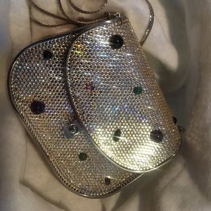 Vintage Judith Leiber Swarovski Crystal Clutch